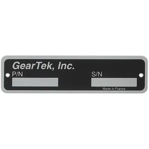 Metal Plates & Signage: 3-6 sq. in.