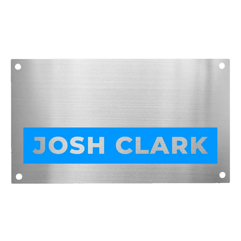 Metal Plates & Signage: 30-40 sq. in. — view 2
