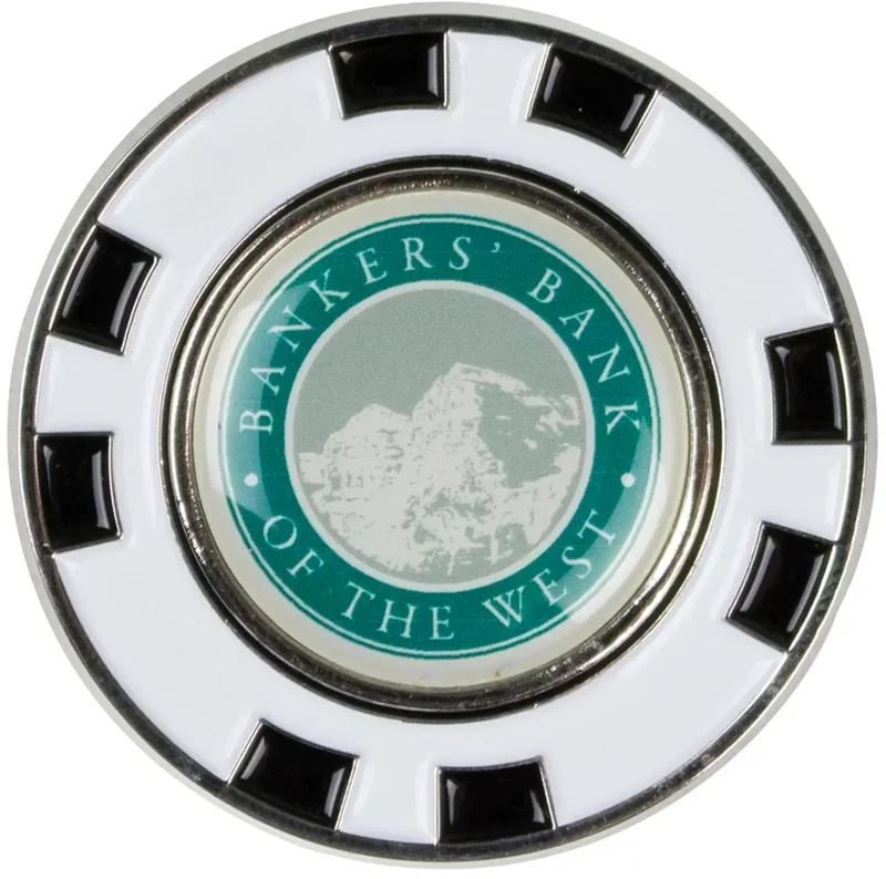 Custom Metal Magnetic Poker Chip Ball Marker — view 2