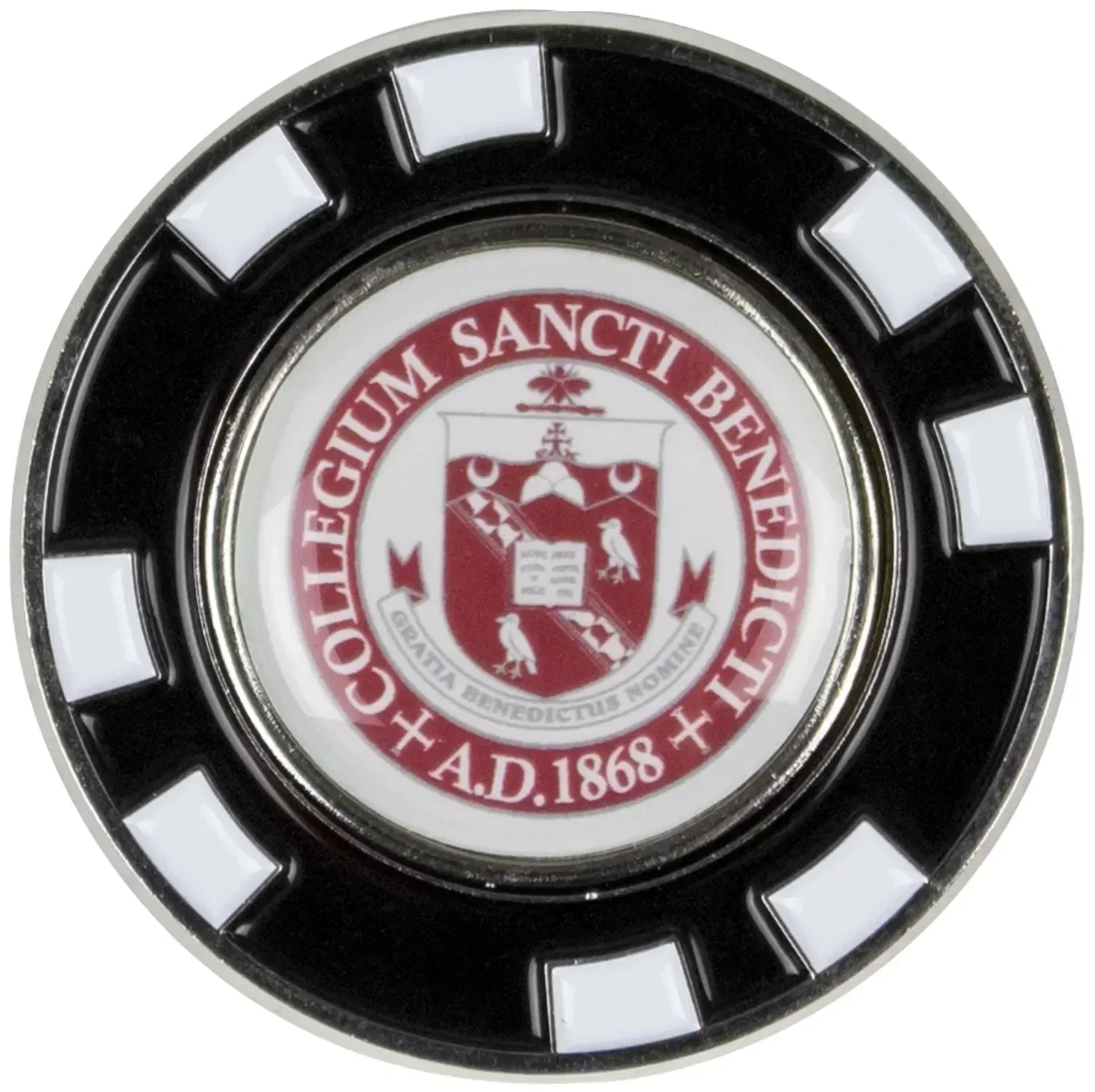 Custom Metal Magnetic Poker Chip Ball Marker — view 3