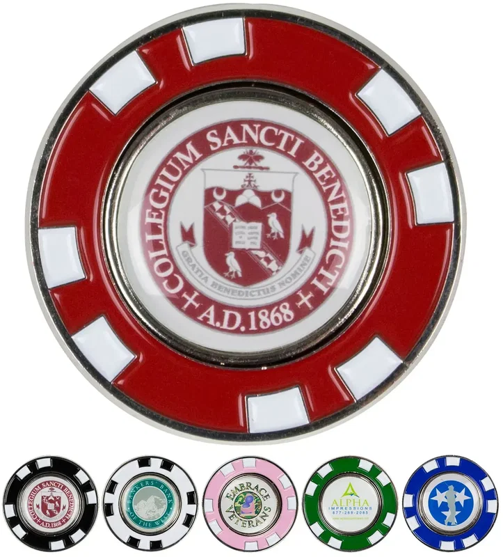 Custom Metal Magnetic Poker Chip Ball Marker — view 8