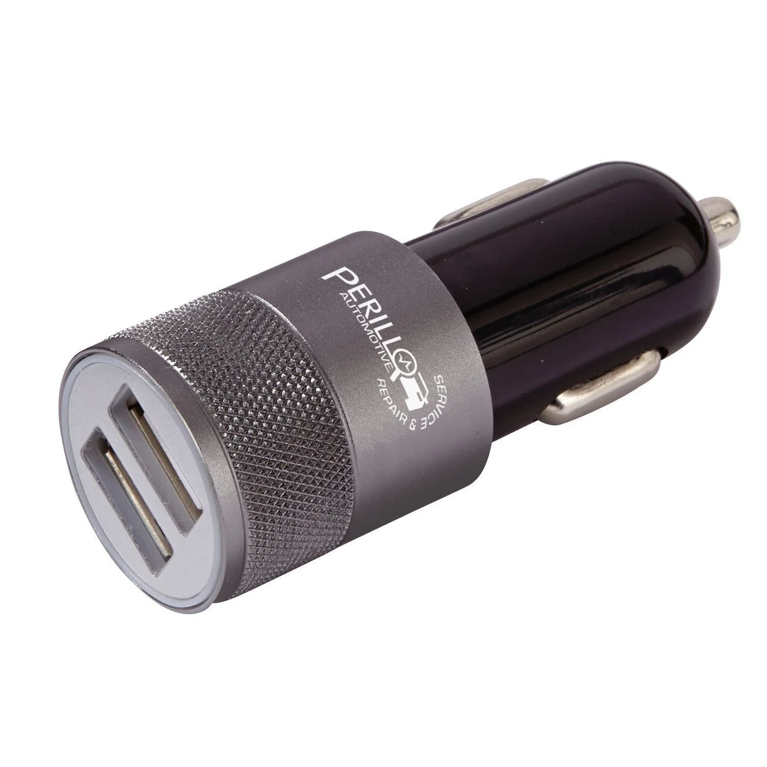 Metal USB Car Adaptor — Black