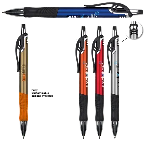 Custom Metallic Gripper Pen