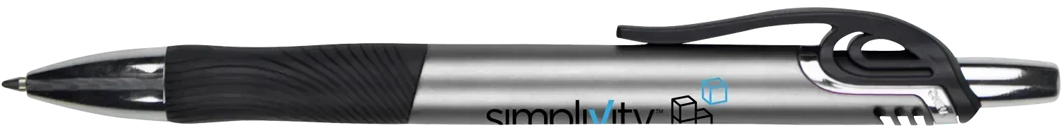 Custom Metallic Gripper Pen — view 2