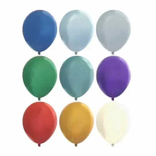 Metallic Latex Balloon (9")  — view 12