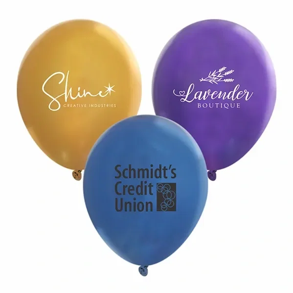 Metallic Latex Balloon (9")