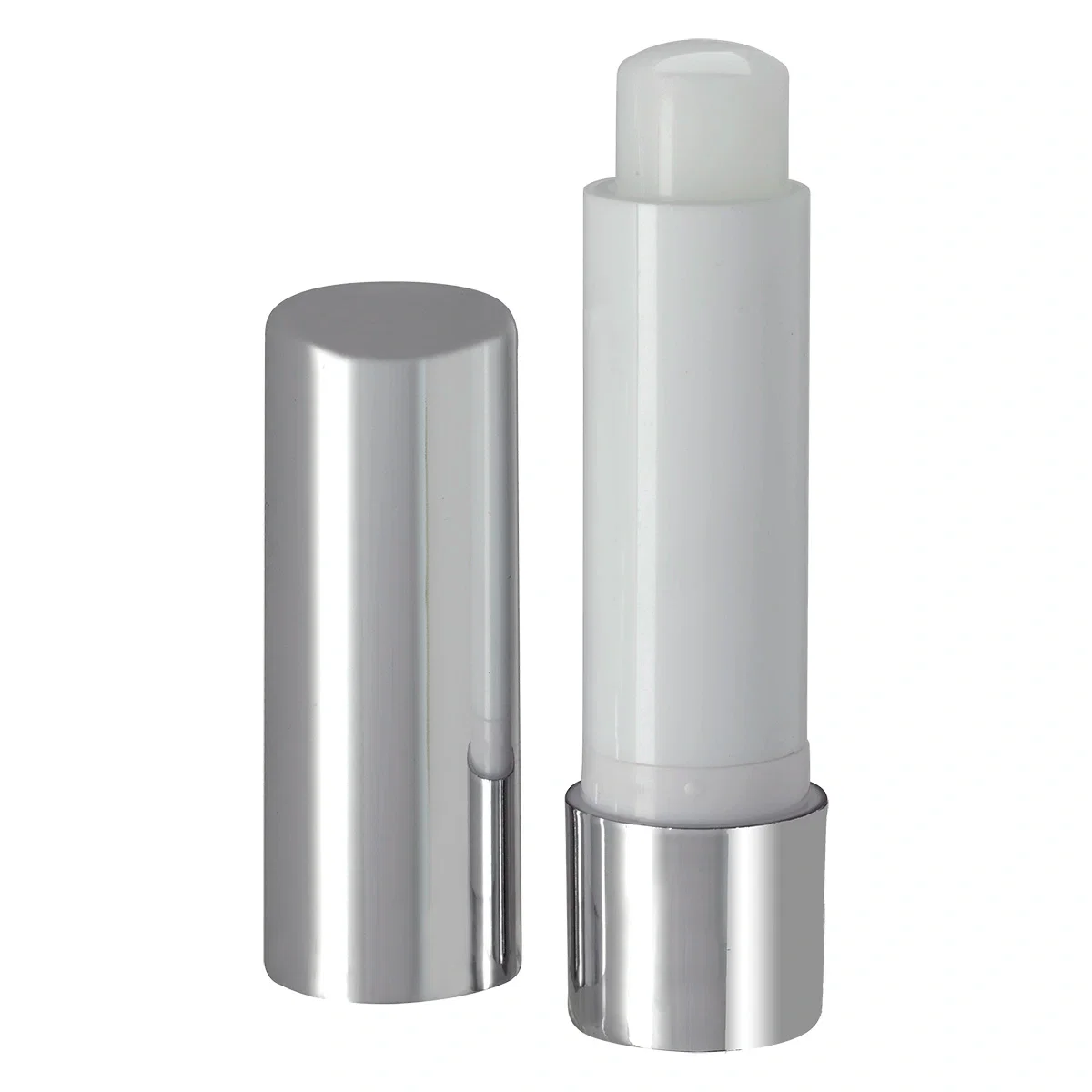 Cap removed to reveal the balm inside the slim stick