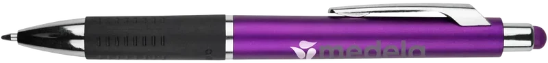 Branded Metallic Stylus Gripper Pen — view 2