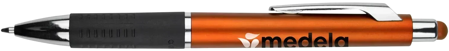 Branded Metallic Stylus Gripper Pen — view 3