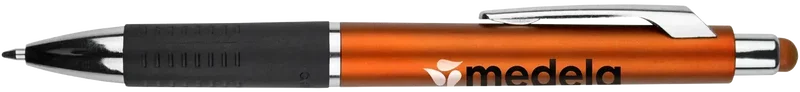 Branded Metallic Stylus Gripper Pen — view 3