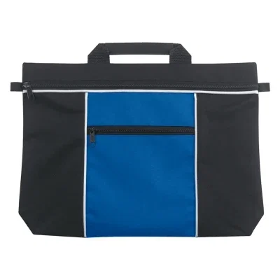 Bag carried to a meeting with papers inside