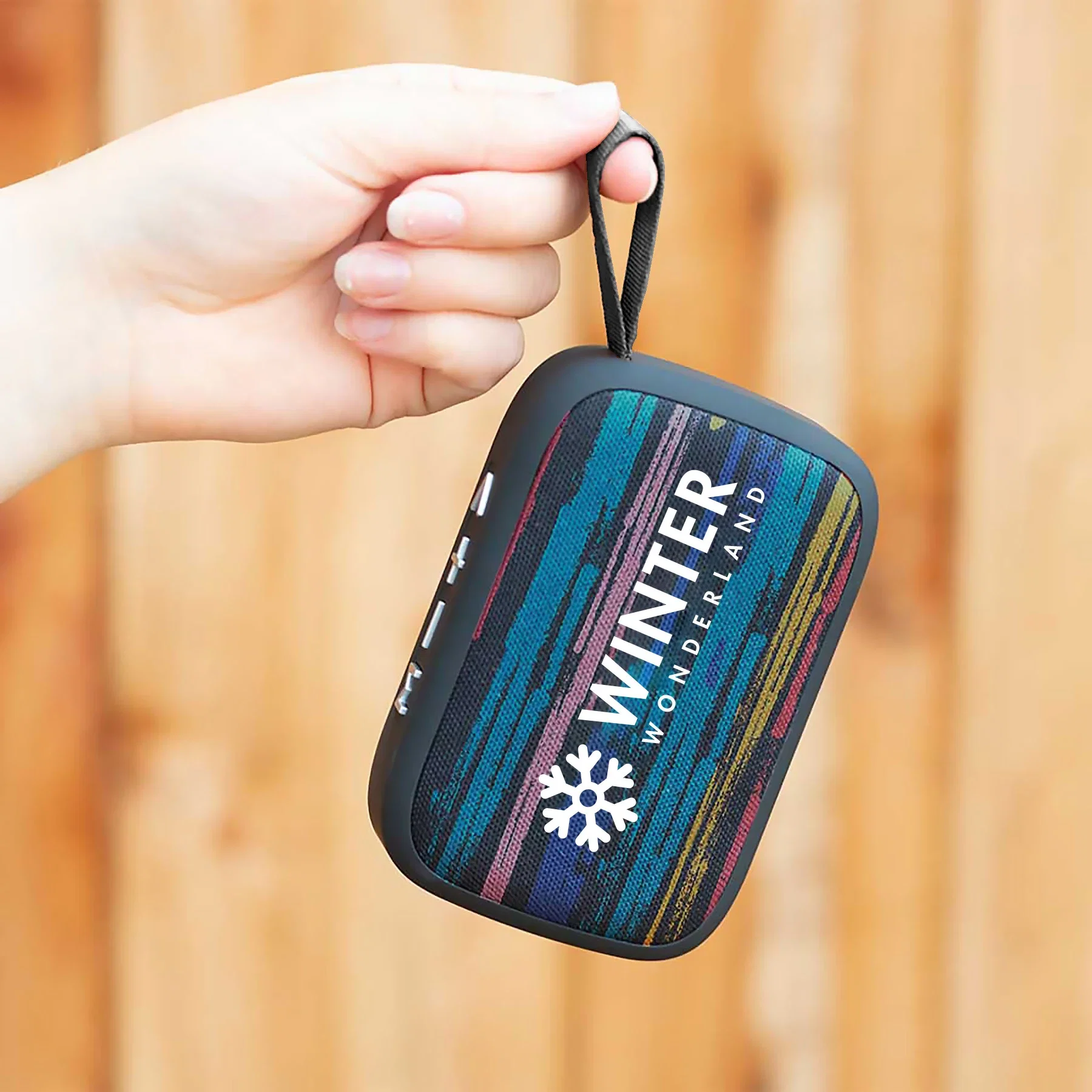Metro Mini Wireless Speaker held in hand
