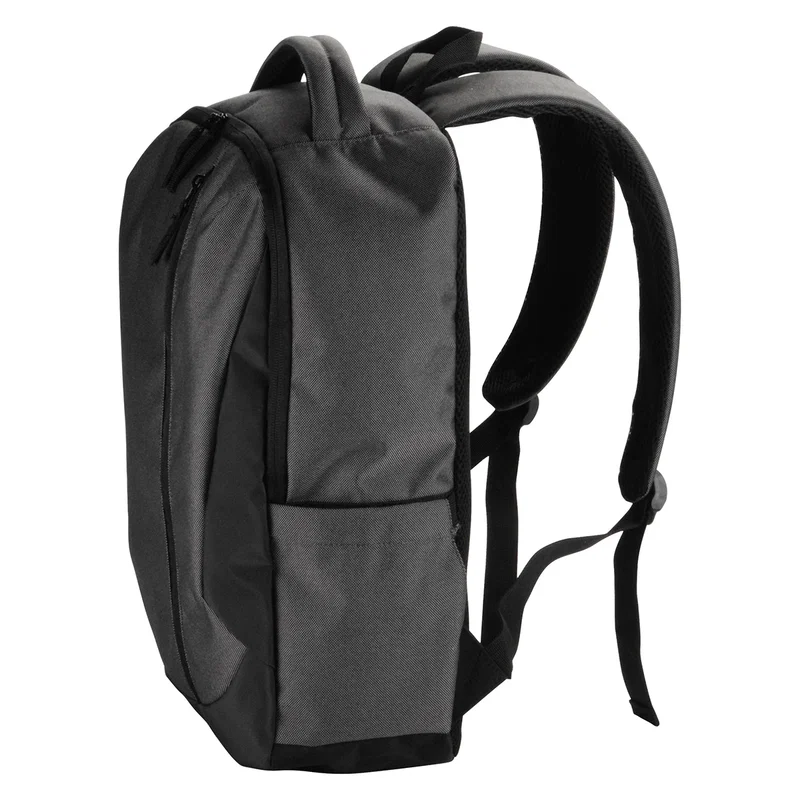 Side profile of the branded Metro Tech Backpack