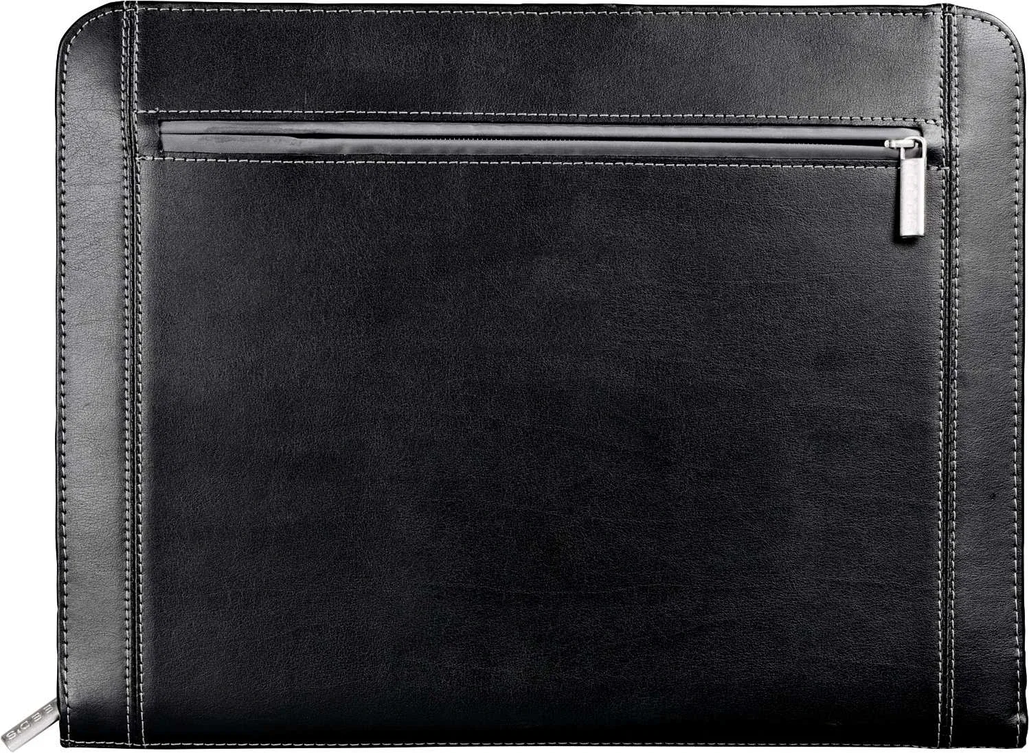 Metropolitan Leather Zippered Padfolio with FSC® Mix Paper — view 6