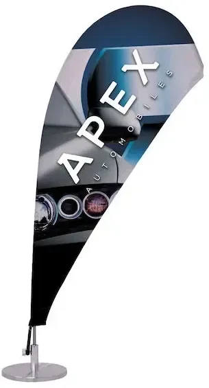 Micro Teardrop Sail Sign Kit (Single-Sided) — view 1