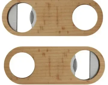 Micro Wood Paddle Bottle Opener — view 2