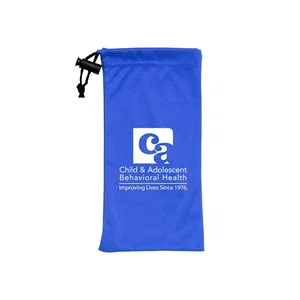 Microfiber Carry All Pouch, 3.5 x 7.13 Inch, 100% Microfiber, 1-Color Imprint