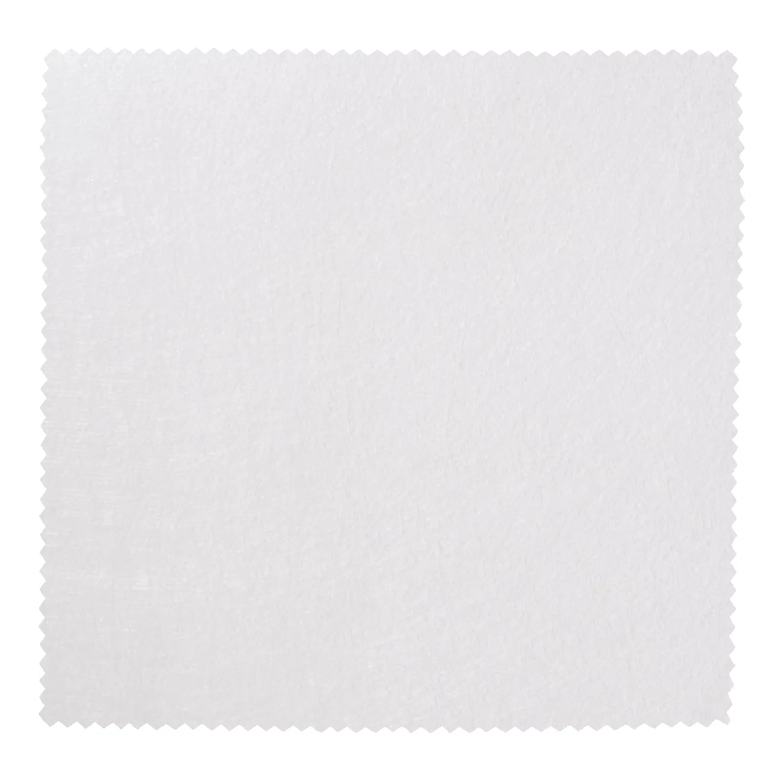 Six inch square microfiber cloth laid flat
