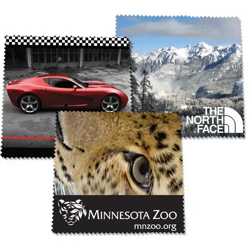 Microfiber Full Color Cloth 6x6 in Pouch — view 3