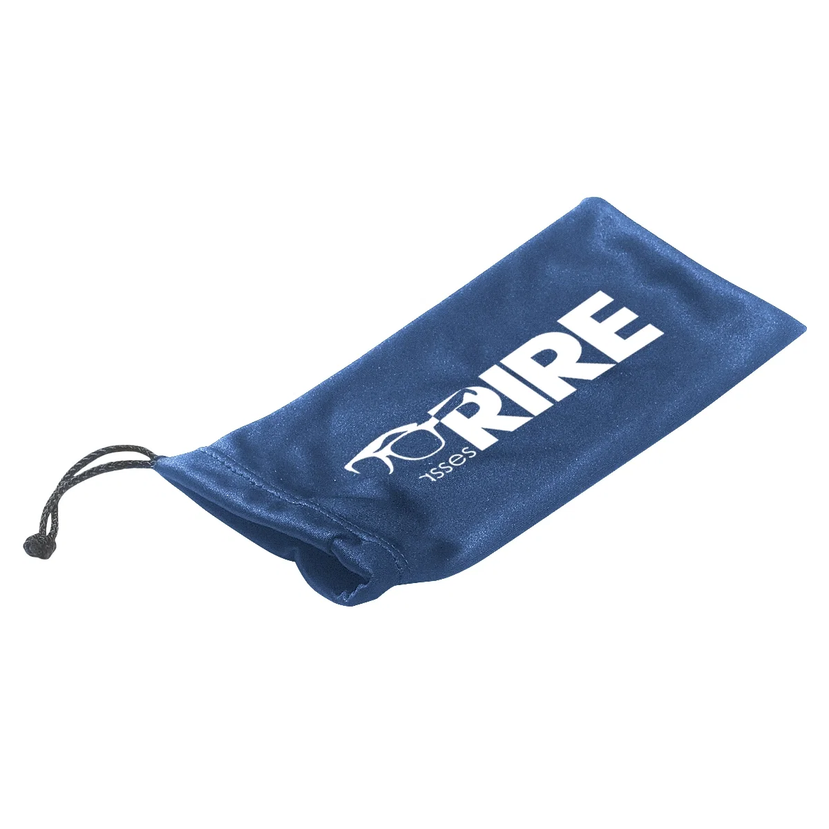 Navy bag held open at the mouth to show capacity