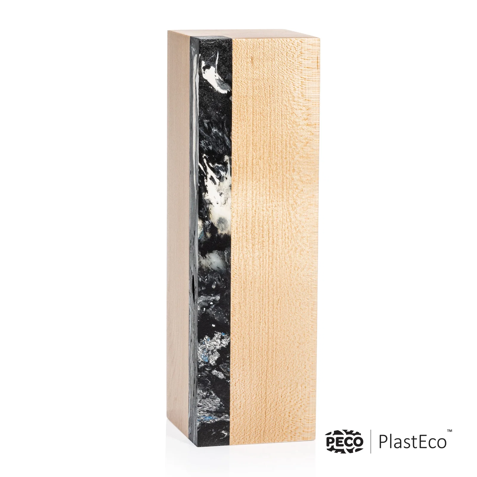 Promotional PlastEco Recycled Material Award - Midori, wood awards for service anniversary gifts