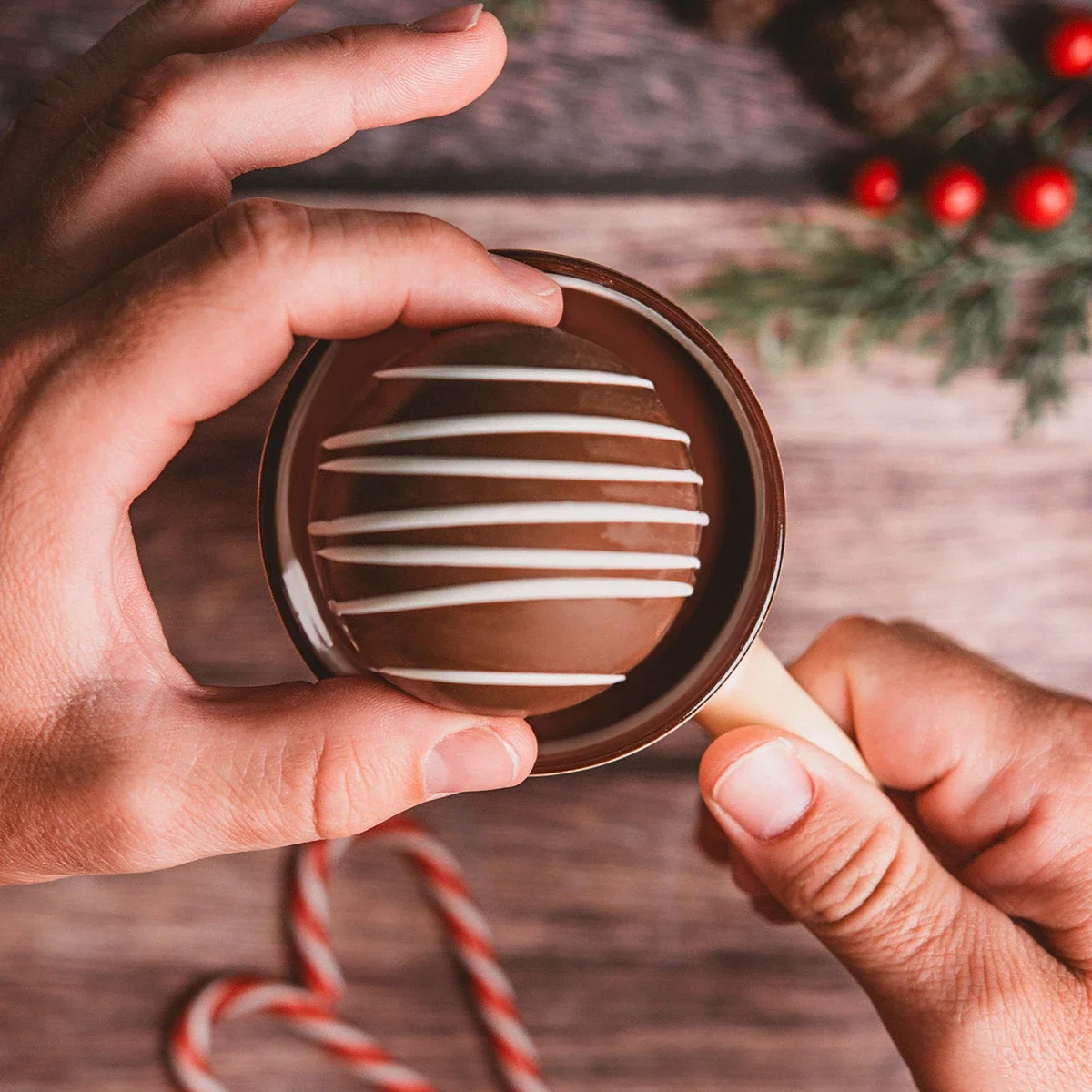 Chocolate treat and gift box arranged together