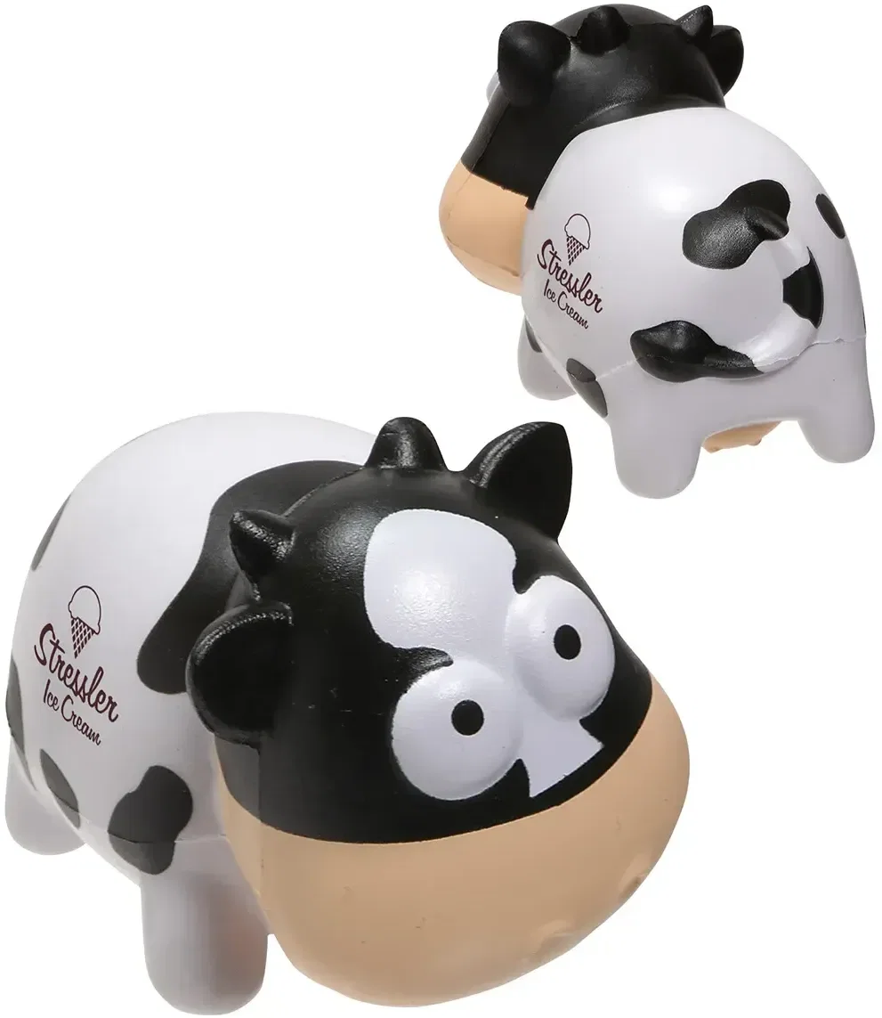 Custom branded Slo-Release Serenity Squishy stress toy, style 6 shape with promotional logo