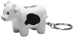 Milk Cow Stress Reliever Keychain