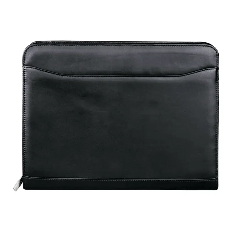 Millennium Leather Zippered Padfolio with FSC® Mix Paper — view 3