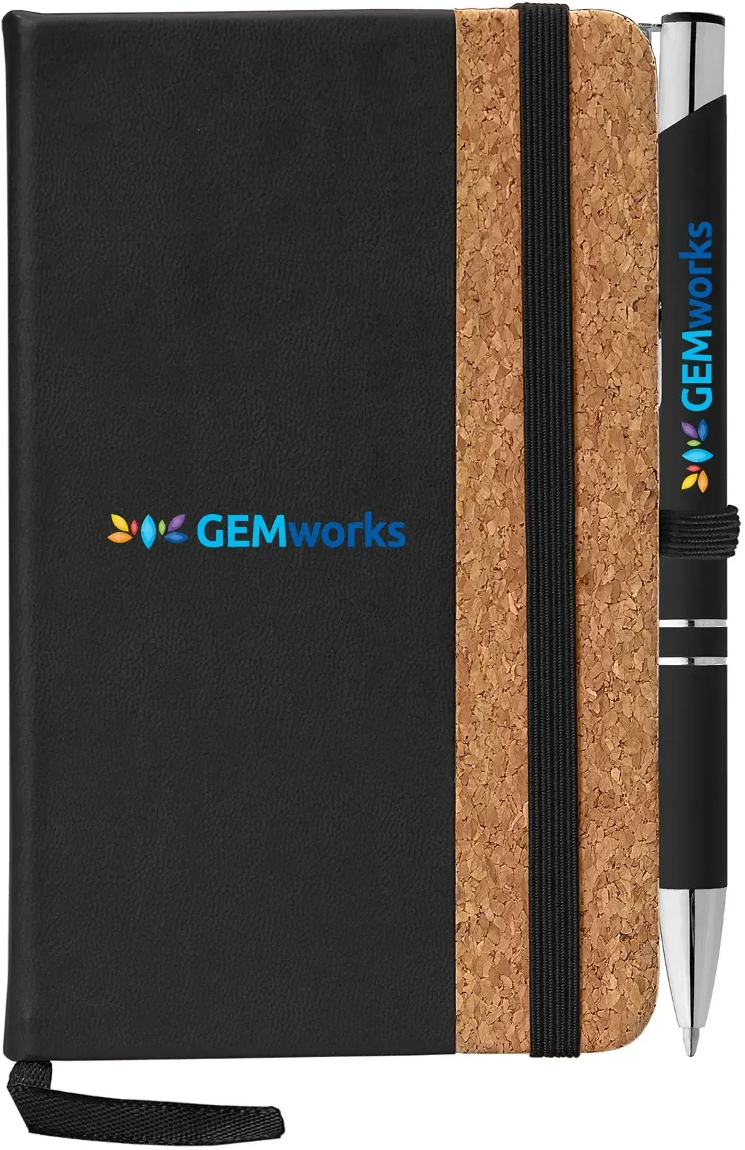 Miller Cork Notebook & Tres-Chic Pen Gift Set - ColorJet — view 2