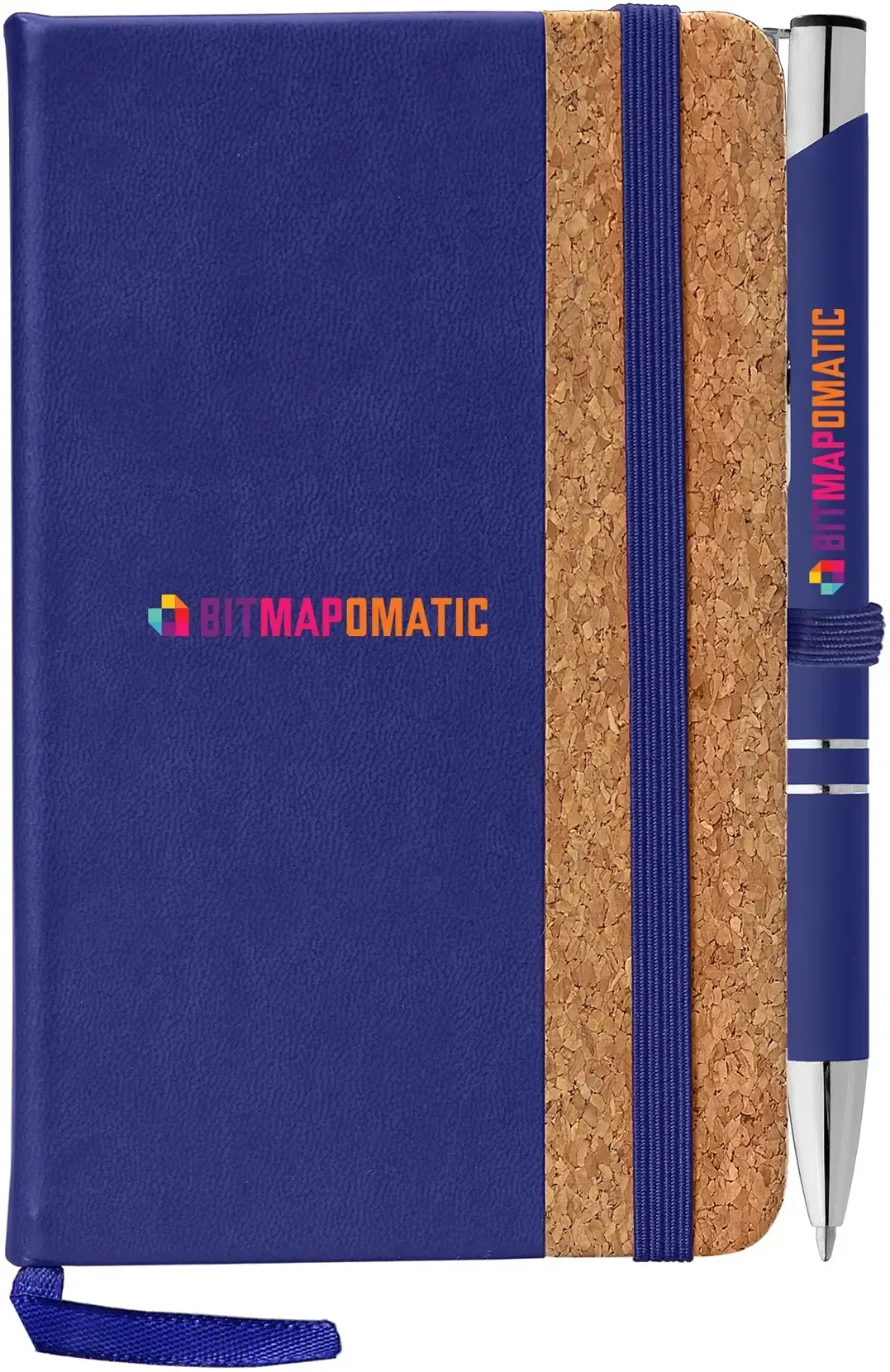 Miller Cork Notebook & Tres-Chic Pen Gift Set - ColorJet — view 3
