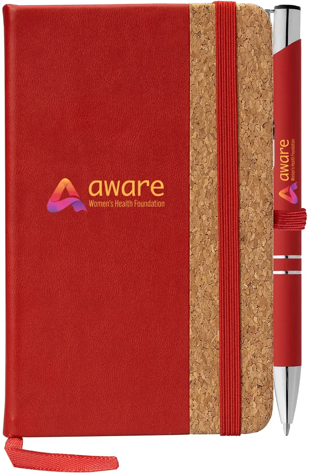 Miller Cork Notebook & Tres-Chic Pen Gift Set - ColorJet — view 4