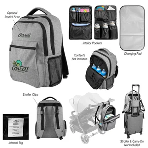 Milo rPET Diaper Backpack