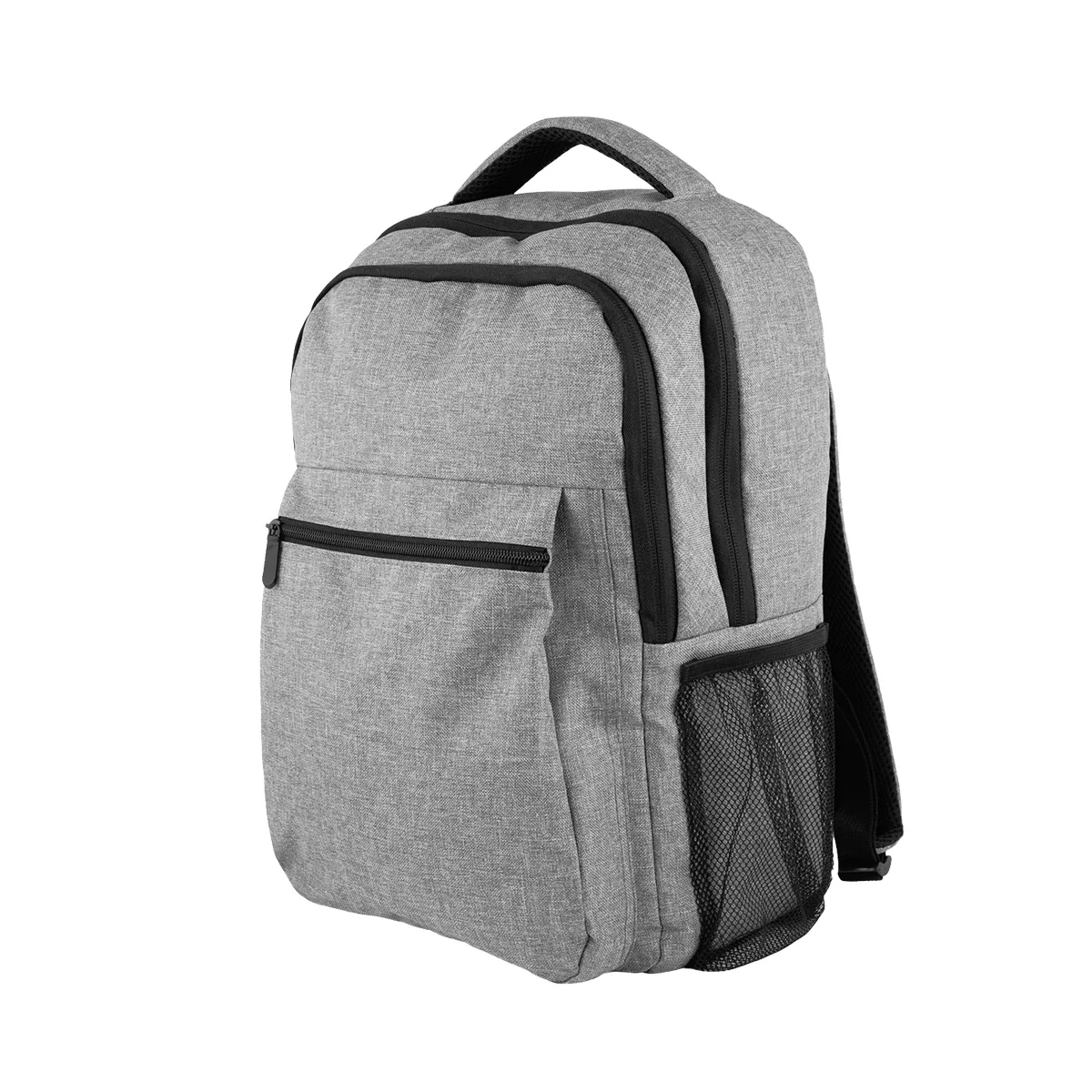 Rear straps and padded back panel viewed from behind