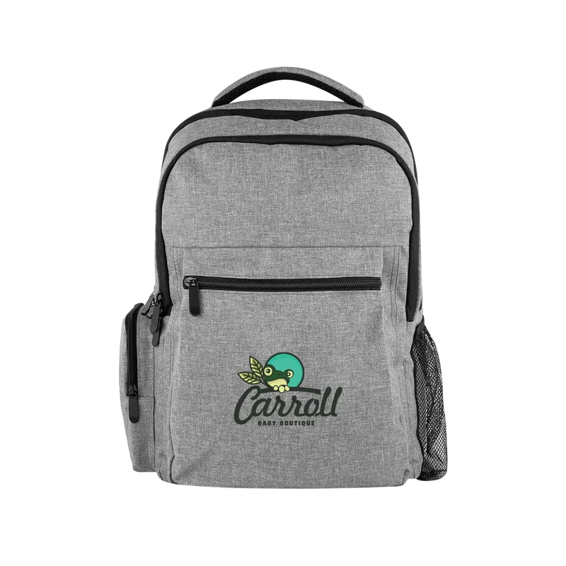 Shoulder straps and top grab handle shown in detail