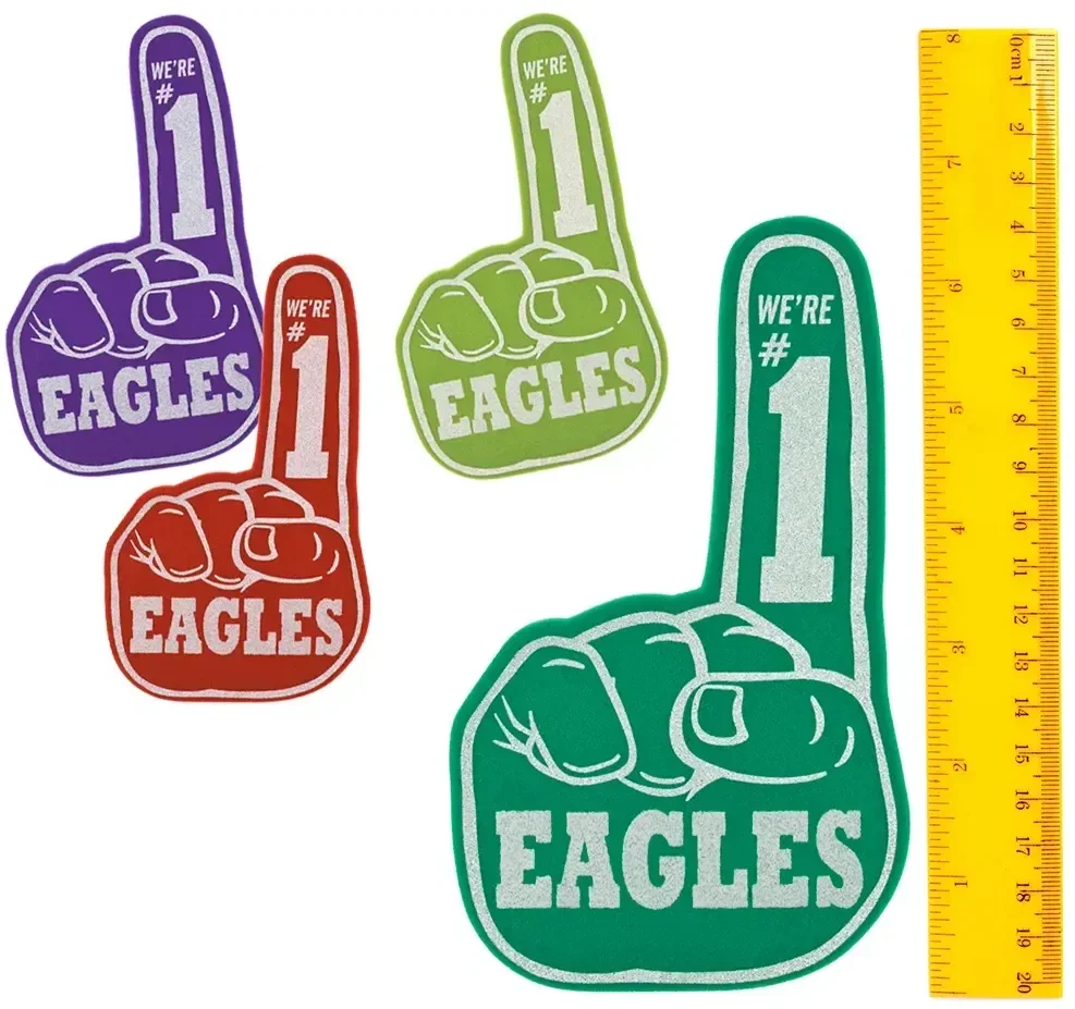 Mini #1 Foam Fingers (2 Sizes) — view 3