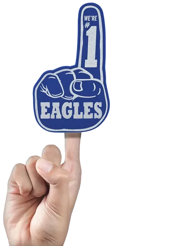 Mini #1 Foam Fingers (2 Sizes)