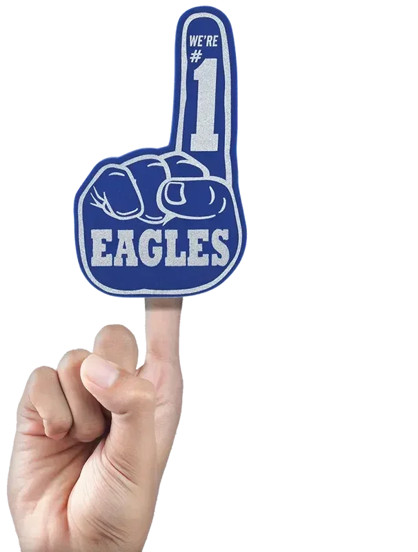Mini #1 Foam Fingers (2 Sizes)