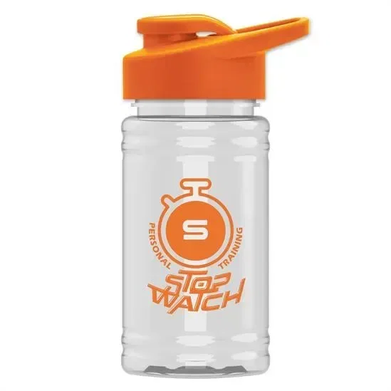 Mini Bottle with Drink-Thru Lid (16 oz.) — view 2