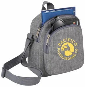 Mini Cross Body Sling with Two Zippered Compartments
