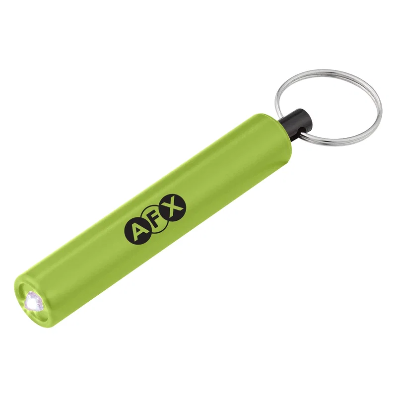 Mini Cylinder LED Flashlight Key Tag — view 3