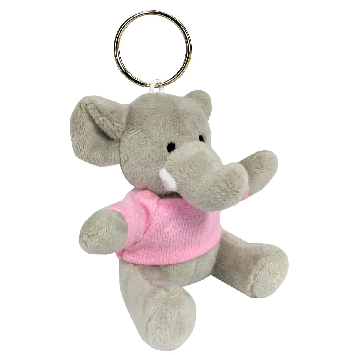 Key ring attached to the top of the plush toy