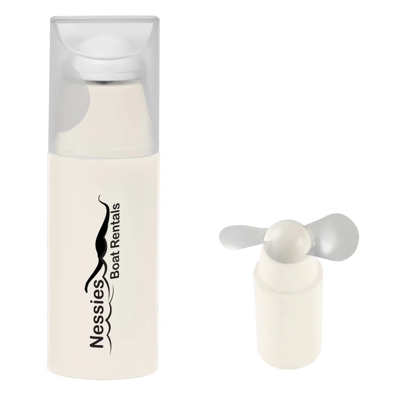 Promotional Mini Fan With Removable Cap — view 2