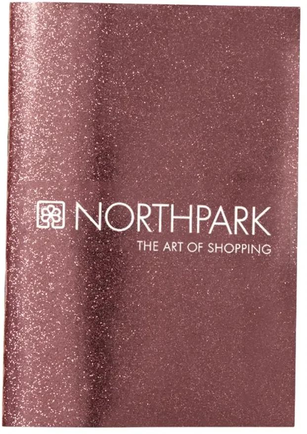 Personalized Mini Glitter Notebook — view 2