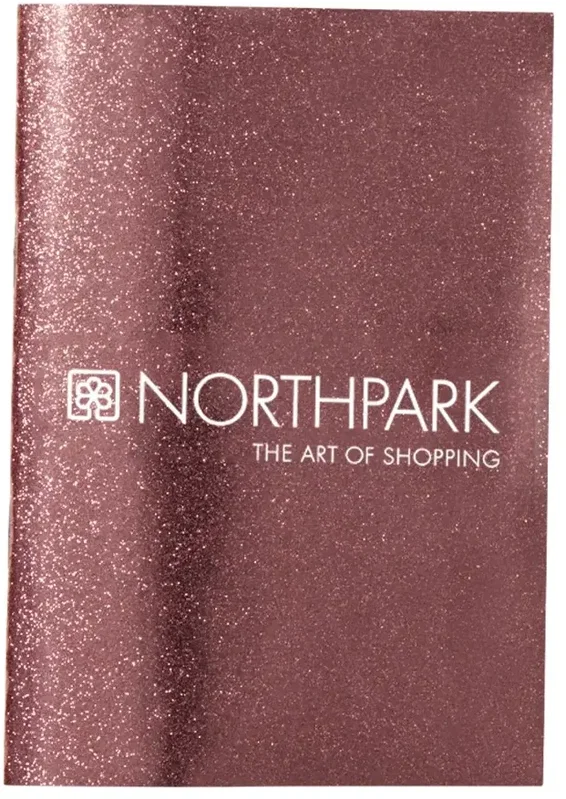 Personalized Mini Glitter Notebook — view 2