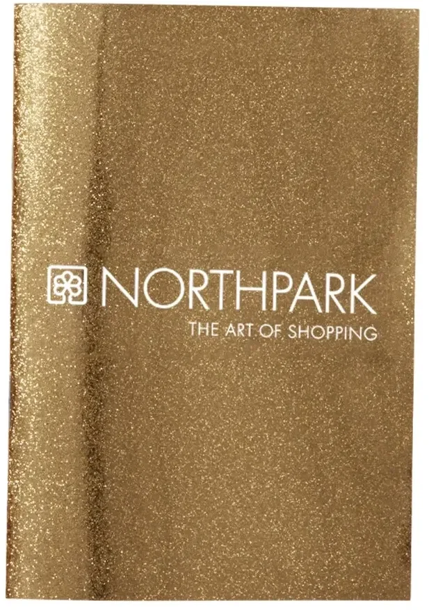 Personalized Mini Glitter Notebook — view 3