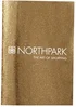 Personalized Mini Glitter Notebook in Metallic Gold