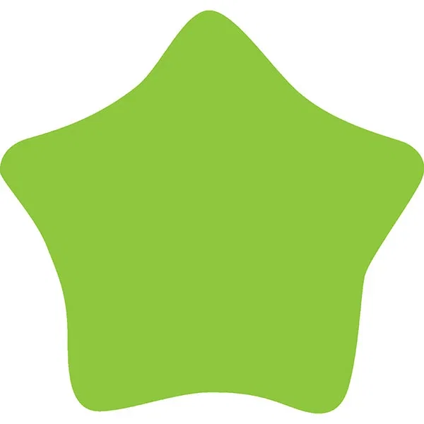 Mini Hand Fan oval shape showing custom logo on 18pt board stock