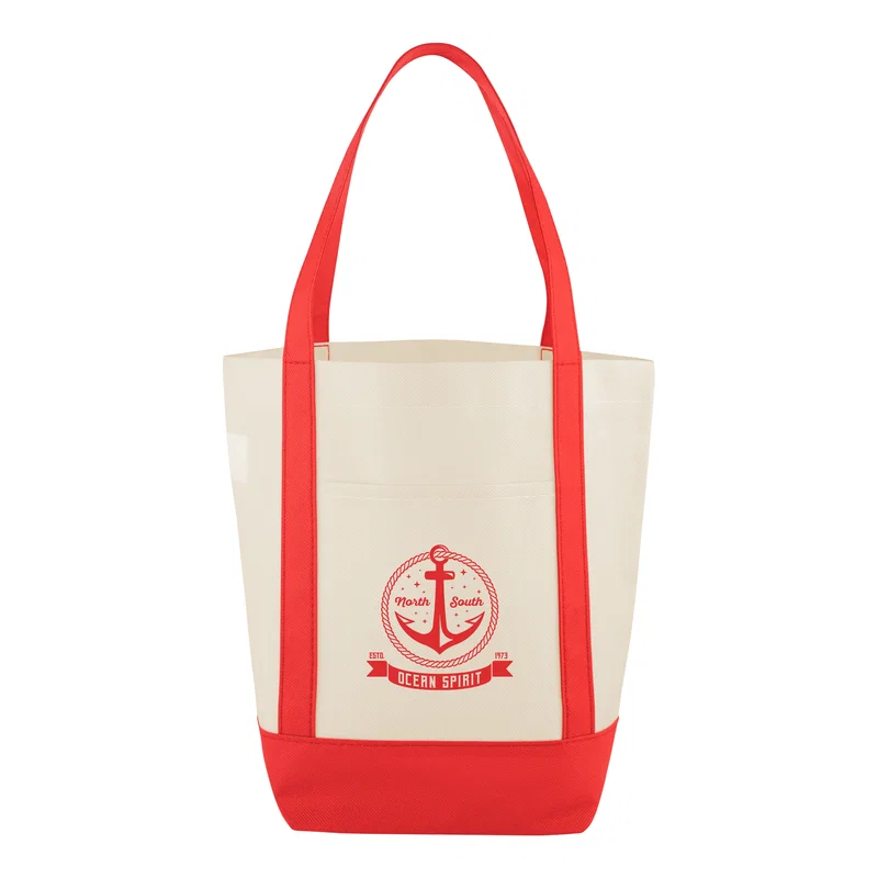 Reusable grocery carrier held by its short straps