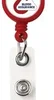 Mini Me Badge Reel in Red